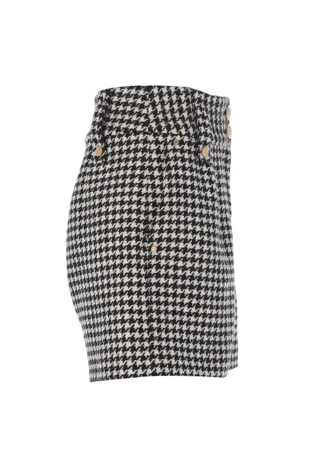 Women In Stock Tailoring Holland Cooper Luxe Tailored Short Houndstooth Women In Stock Tailoring Holland Cooper Luxe Tailored Short Houndstooth