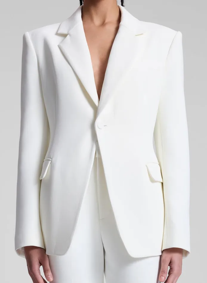 Women Jackets and Coats ALC Elza Tailored Jacket Off White