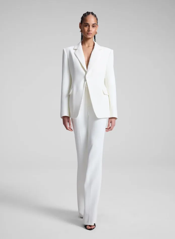 Women Jackets and Coats ALC Elza Tailored Jacket Off White