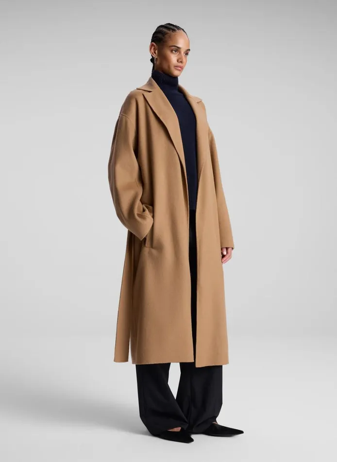 Women Jackets and Coats ALC Peter Wool Cashmere Coat Camel