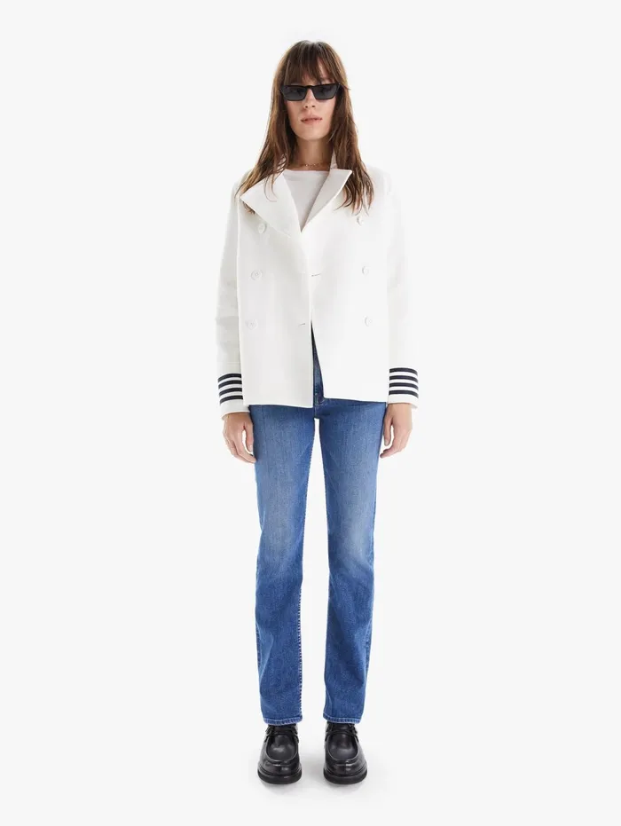 Women Jackets Mother Denim The Peacoat Natural