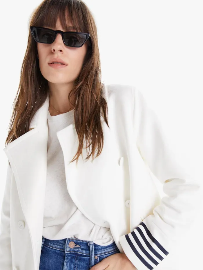 Women Jackets Mother Denim The Peacoat Natural
