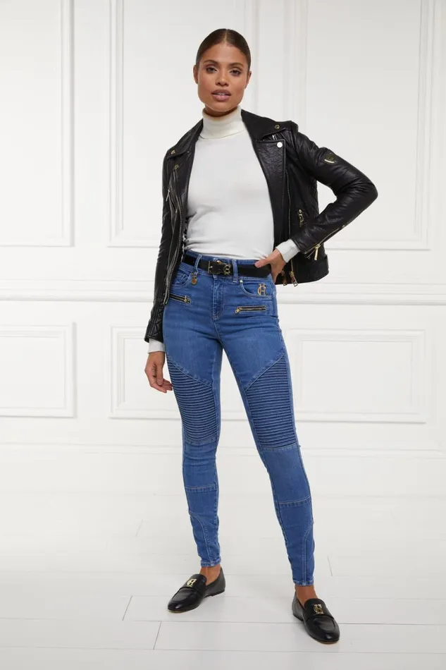 Women Jeans Holland Cooper Biker Jean Denim