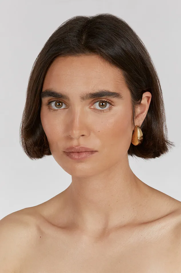 Women Jewellery DISSH PORTER BLOB GOLD EARRINGS