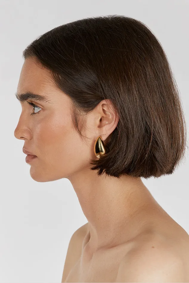 Women Jewellery DISSH PORTER BLOB GOLD EARRINGS