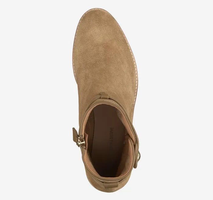 Women Johnston and Murphy Boots and Booties Darby Snap Bootie Chesnut Suede Women Johnston and Murphy Boots and Booties Darby Snap Bootie Chesnut Suede