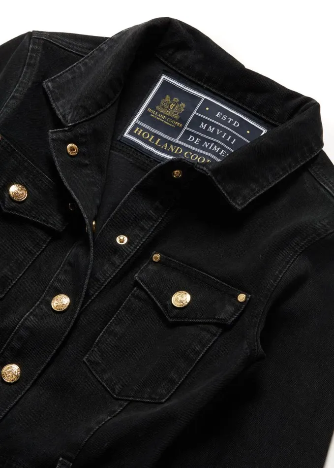 Women Jumpsuits Holland Cooper Denim Jumpsuit Washed Black Women Jumpsuits Holland Cooper Denim Jumpsuit Washed Black