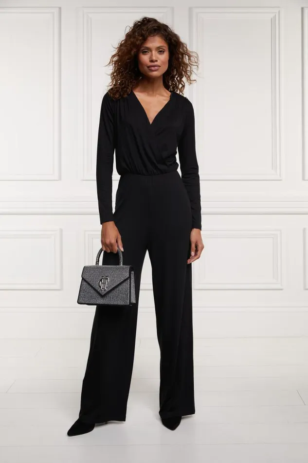 Women Jumpsuits Holland Cooper Emily Jumpsuit Black Women Jumpsuits Holland Cooper Emily Jumpsuit Black