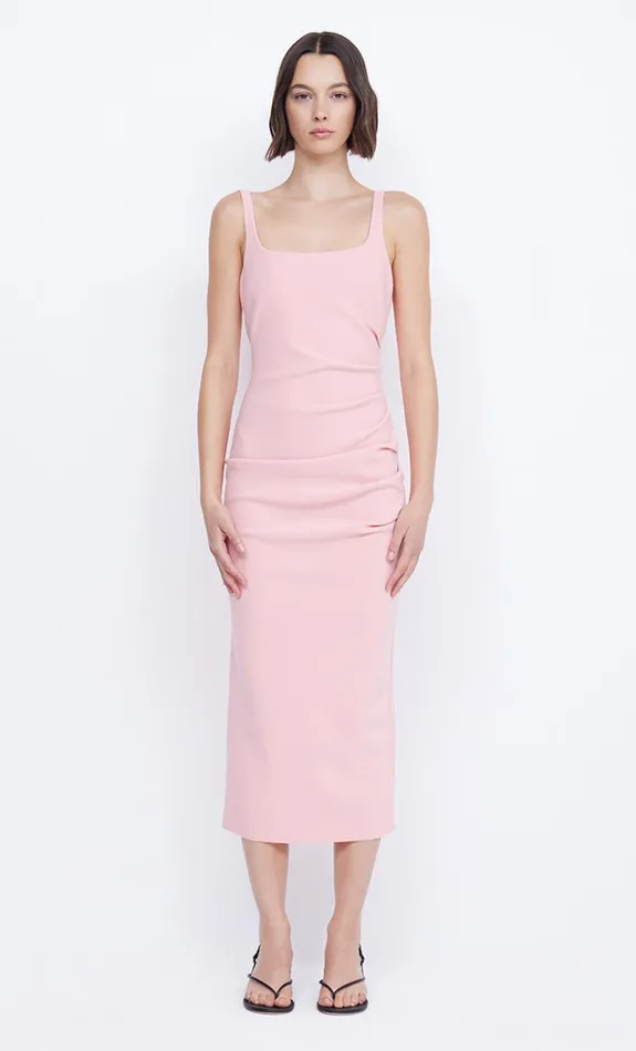 Women KARINA TUCK MIDI DRESS 8211 GUAVA Bec Bridge Prom Dresses