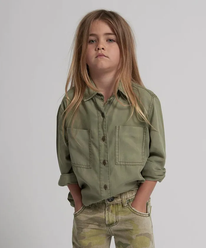 WomenKids KIDS KHAKI SOHO SHIRT One Teaspoon Denim Tops