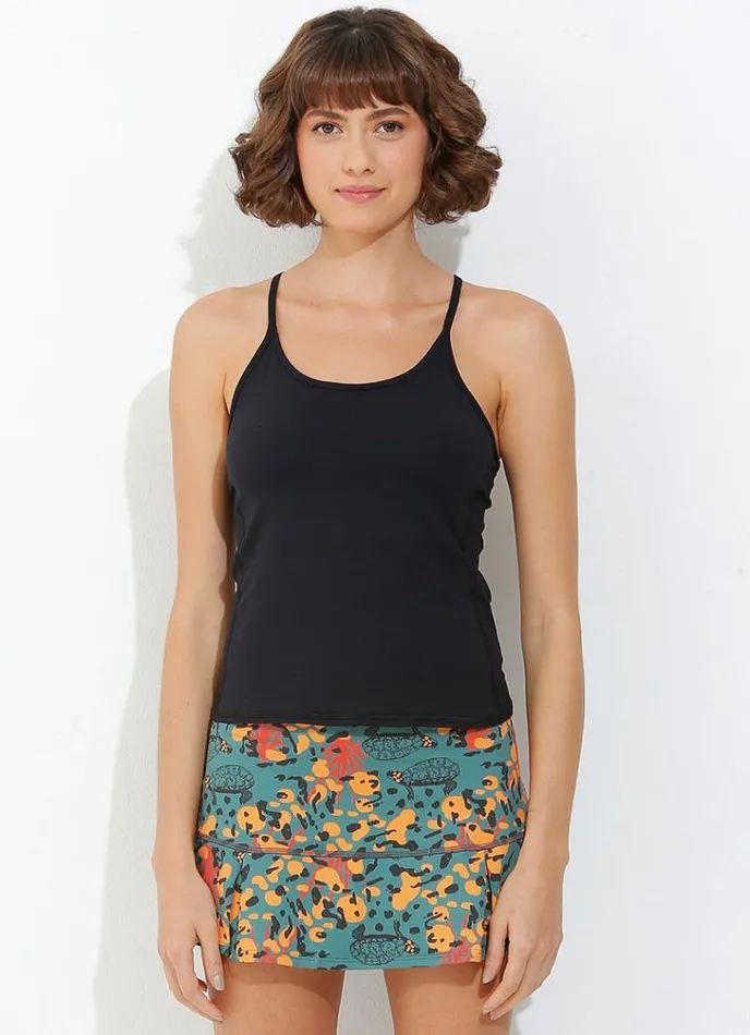 Women Lite Tank Black Dona Jo Tank Tops