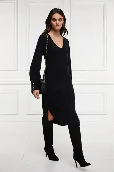 WomenLittle Dresses Holland Cooper Berkeley VNeck Dress Black WomenLittle Dresses Holland Cooper Berkeley VNeck Dress Black