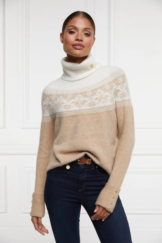 WomenLittle Knitwear Holland Cooper Beatrice Knit Camel