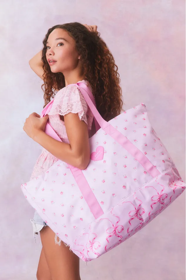 Women LoveShackFancy Active State Graham Xl Tote Luna Rose