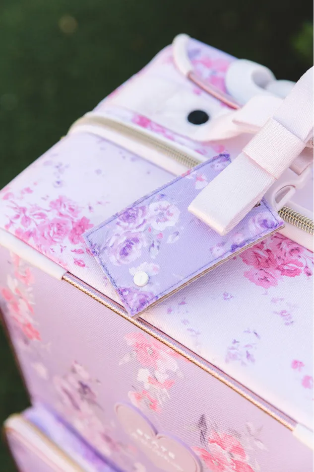 Women LoveShackFancy Bags and Travel State Logan Luggage Tag Happy Thoughts