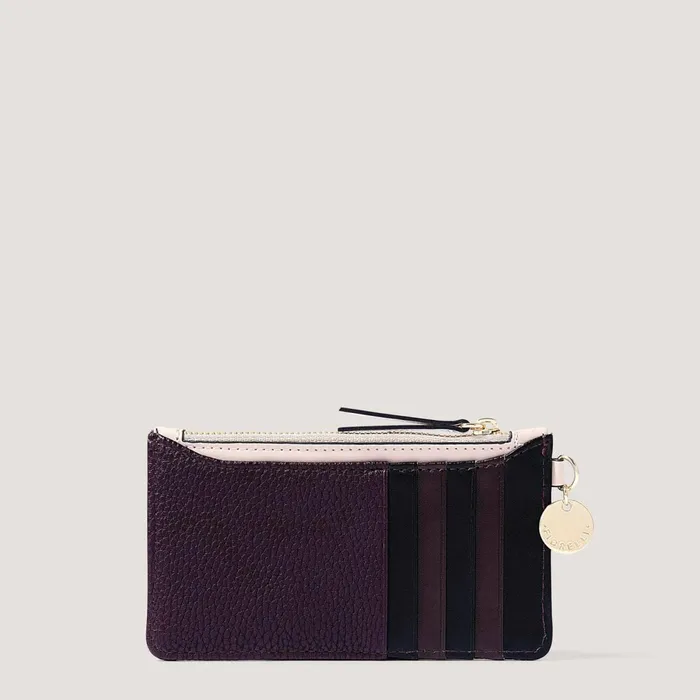 Women Luna Cardholder Burgundy Black White Fiorelli Cardholders