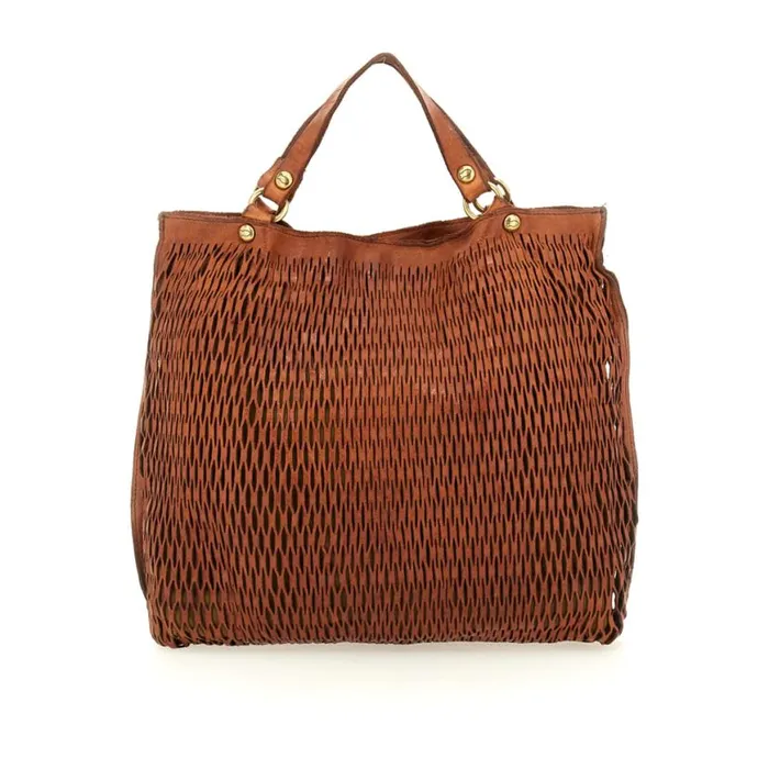 Women Mangrovia Cognac Campomaggi ShoppersTote Bags