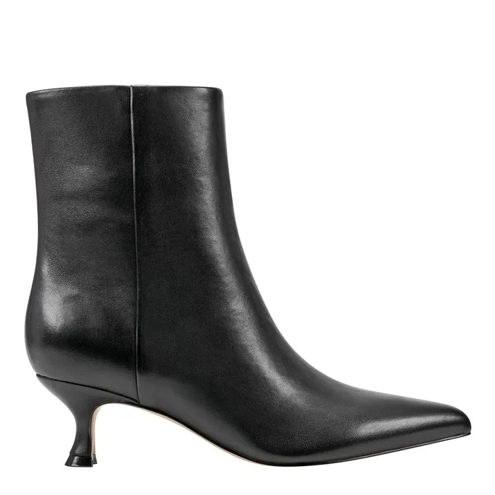 Women Marc Fisher Boots and Booties Iggy Dress Bootie Black Leather