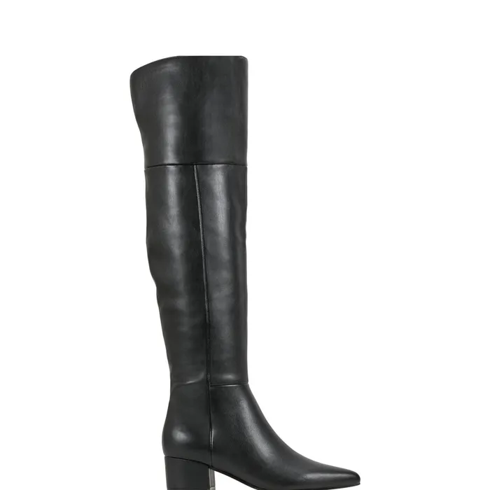 Women Marc Fisher Boots Lottie Over The Knee Boot Smooth Black