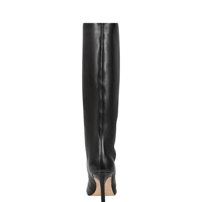 Women Marc Fisher Dress Boots Narysa Dress Boot Black Leather