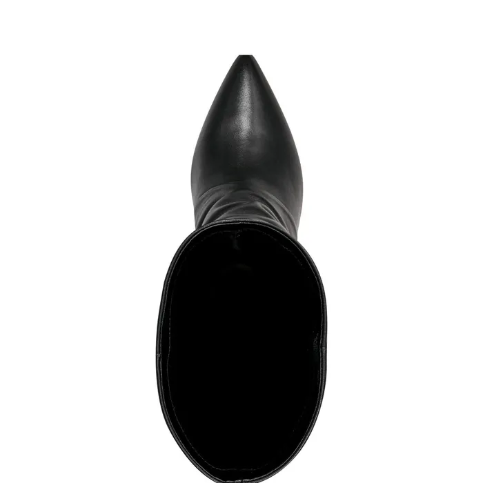 Women Marc Fisher Dress Boots Narysa Dress Boot Black Leather