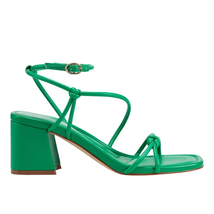 Women Marc Fisher Sandals Gurion Block Heel Sandal Dark Green