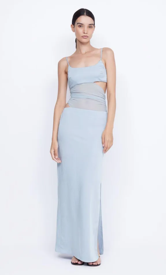 Women MARI LOU ASYM MAXI DRESS 8211 DOVE BLUE Bec Bridge Wedding Guest