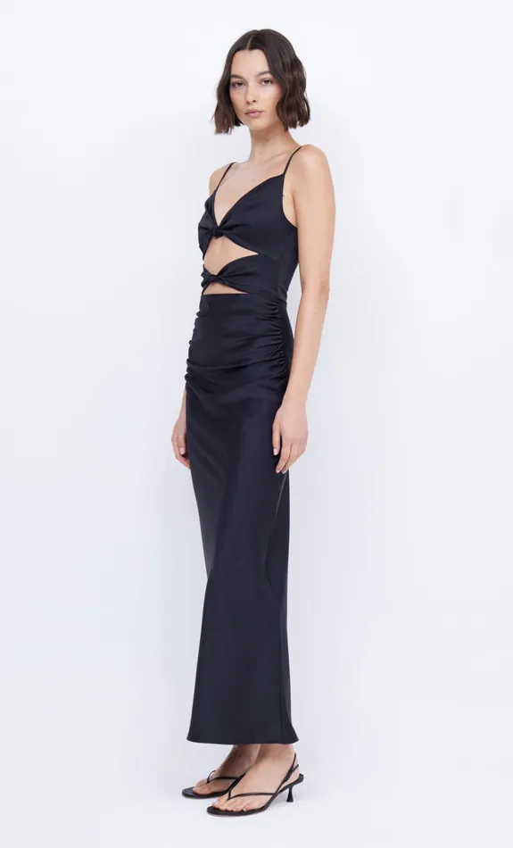 Women MARI LOU KNOT DRESS 8211 BLACK Bec Bridge Maxi Dresses