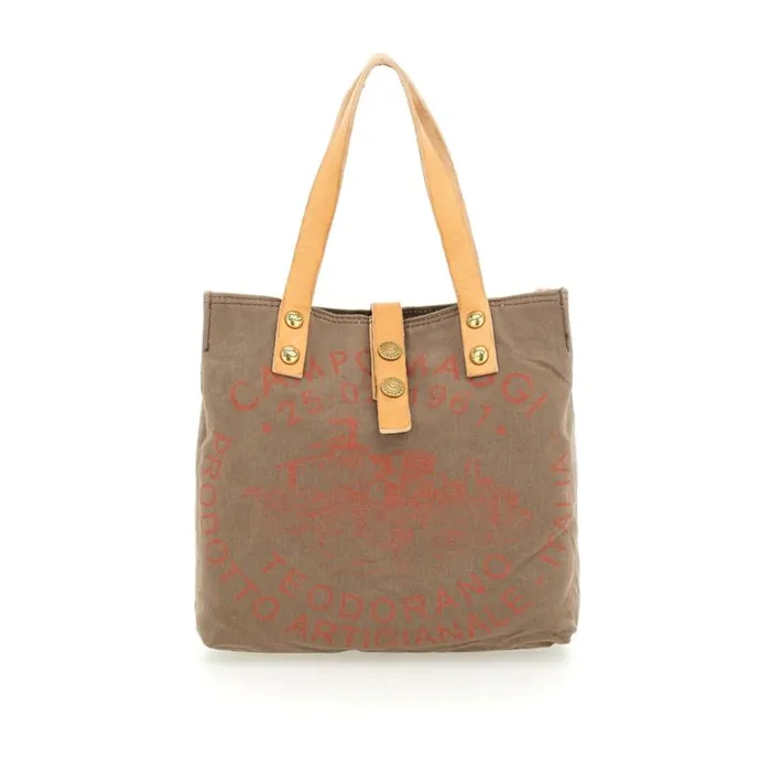 WomenMen Genziana Green Campomaggi ShoppersTote Bags