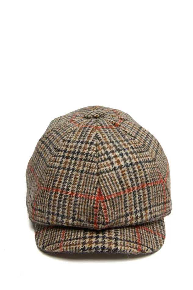 WomenMen Hats and Headbands Holland Cooper Baker Boy Cap Orange Windsor
