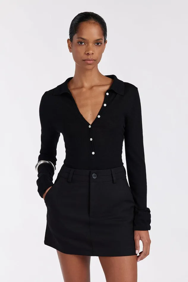 Women Mini DISSH DYLAN BLACK SKORT
