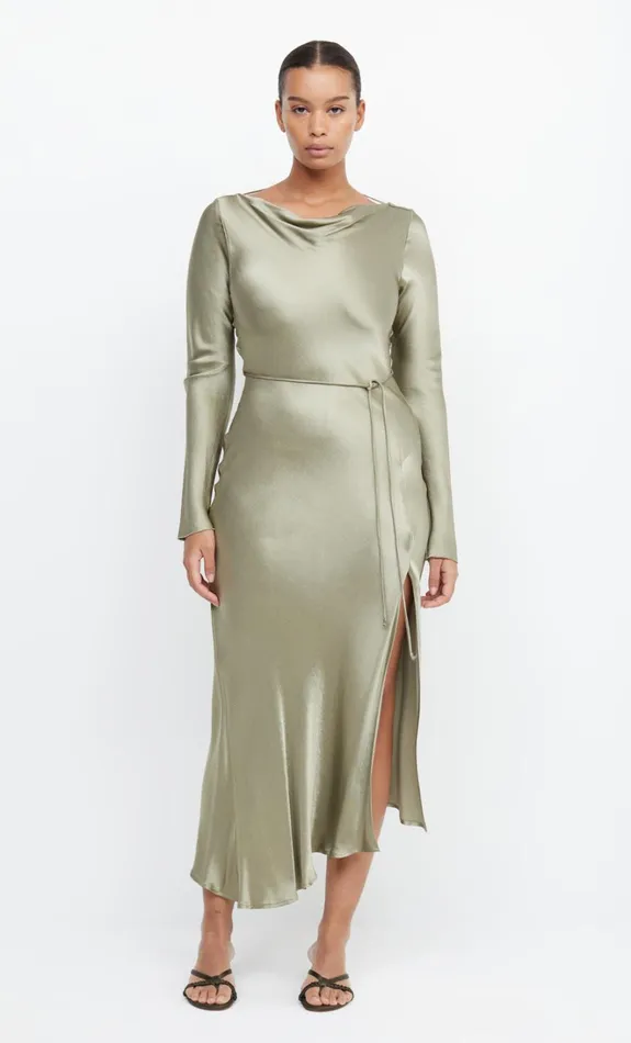 Women MOON DANCE LONG SLEEVE MAXI DRESS 8211 SAGE Bec Bridge Maxi Dresses