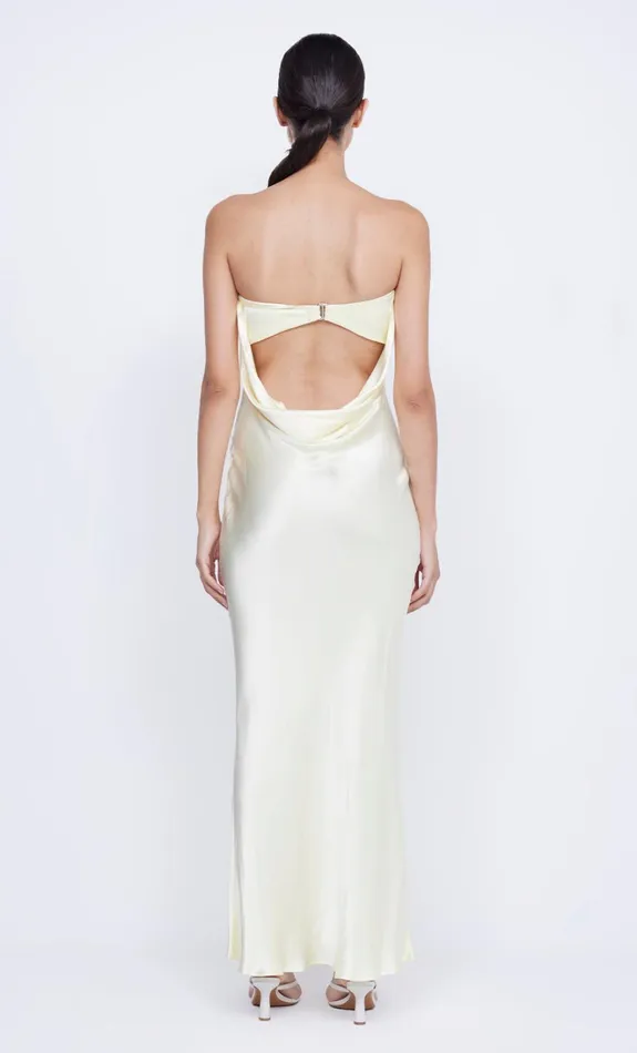 Women MOON DANCE STRAPLESS DRESS 8211 ICE YELLOW Bec Bridge Prom Dresses