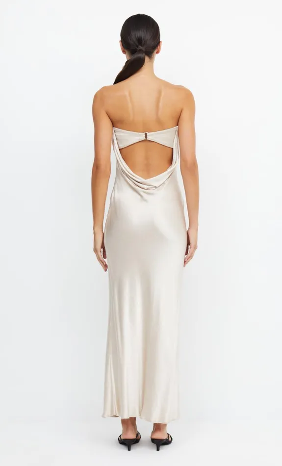Women MOON DANCE STRAPLESS DRESS 8211 SAND Bec Bridge Prom Dresses