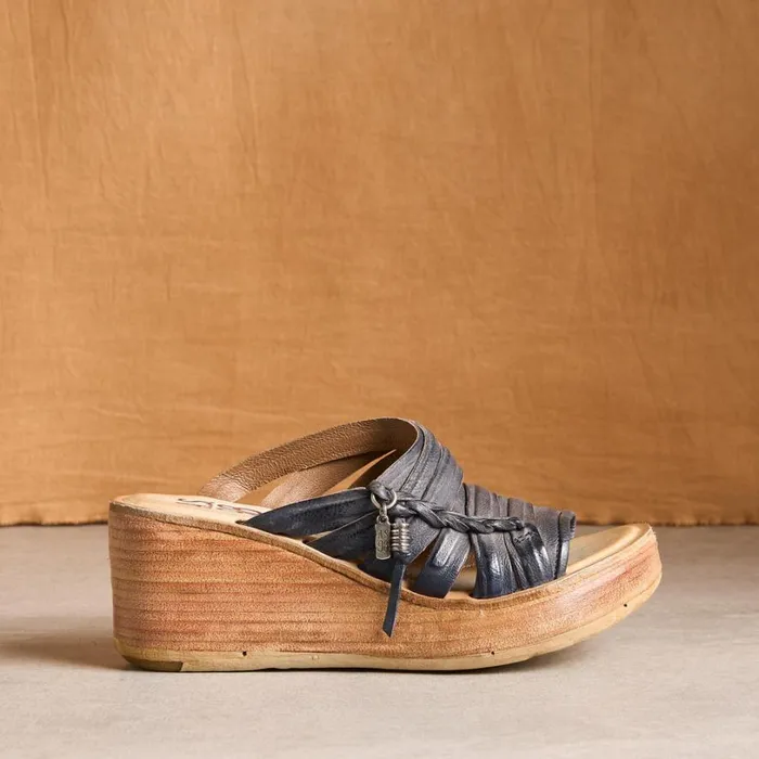 Women Nicolls Wedge Sandals Cognac Sundance Catalog Sandals