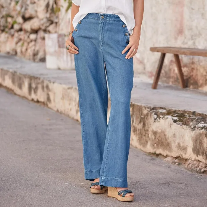 Women Oaklee Denim Pants Petite Medium Wash Sundance Catalog Petite Styles