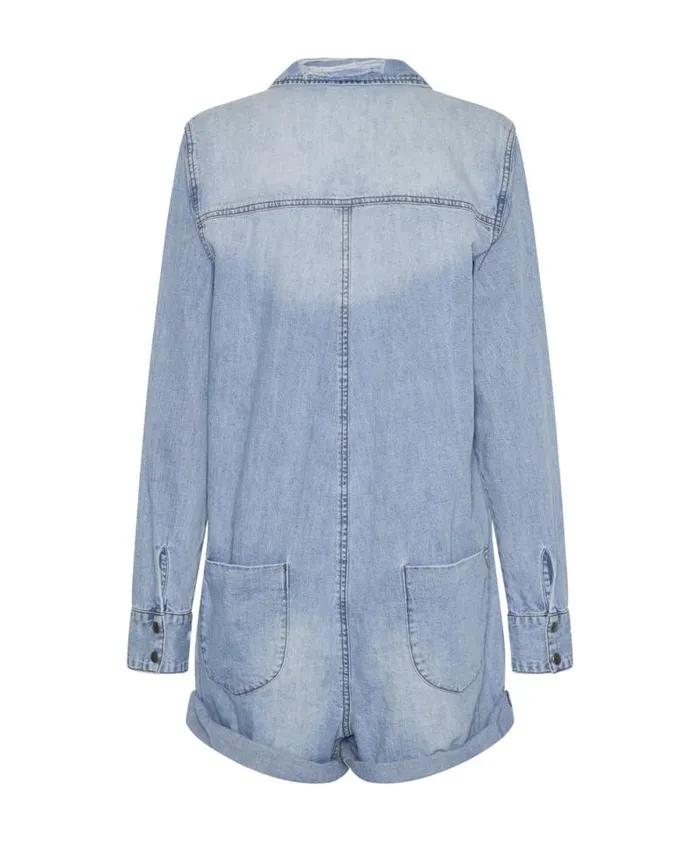 Women OCEAN CHAMBRAY PROPHECY JUMPSUIT One Teaspoon Denim Jumpsuits Women OCEAN CHAMBRAY PROPHECY JUMPSUIT One Teaspoon Denim Jumpsuits
