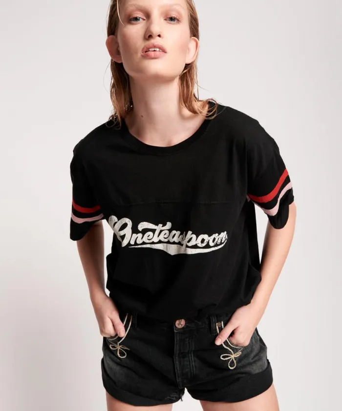 Women ONETEASPOON LOGO SPORTS TEE One Teaspoon Basic Tees