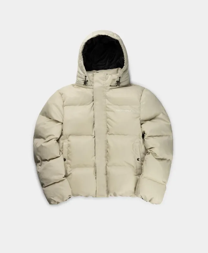 Women Overcast Beige Epuffa Daily Paper Jackets