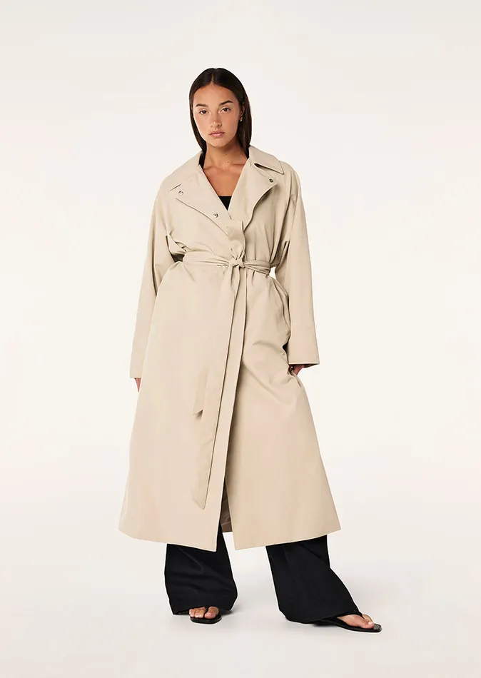 Women PE Nation COMMUTE TRENCH COAT IN OXFORD TAN Jackets