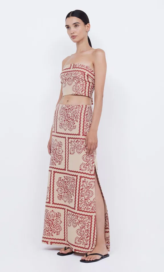 Women PALM BLISS MAXI SKIRT 8211 SAHARA JACQUARD Bec Bridge Skirts