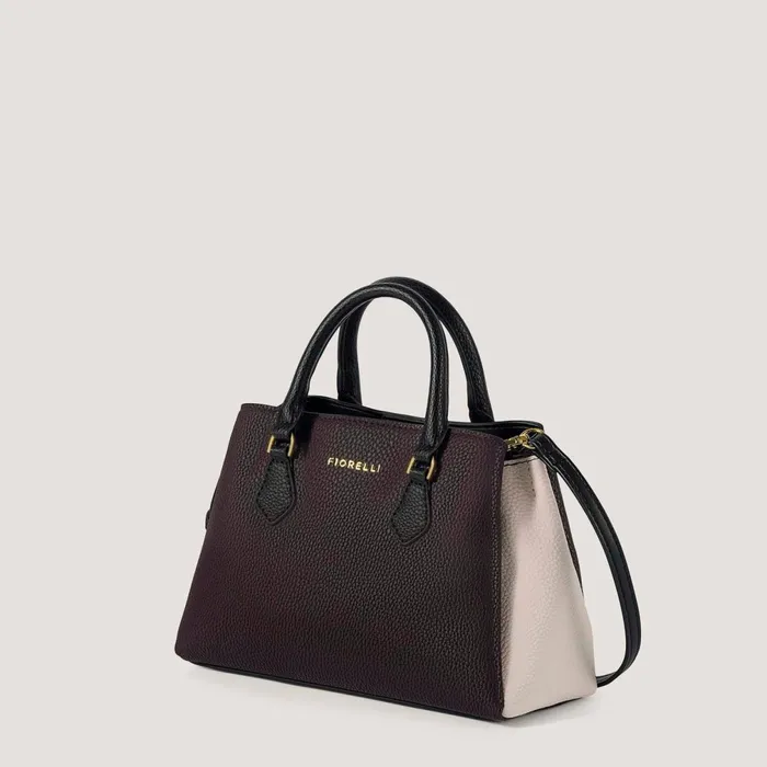 Women Paloma Mini Handbag Burgundy Black White Fiorelli Grab Bags