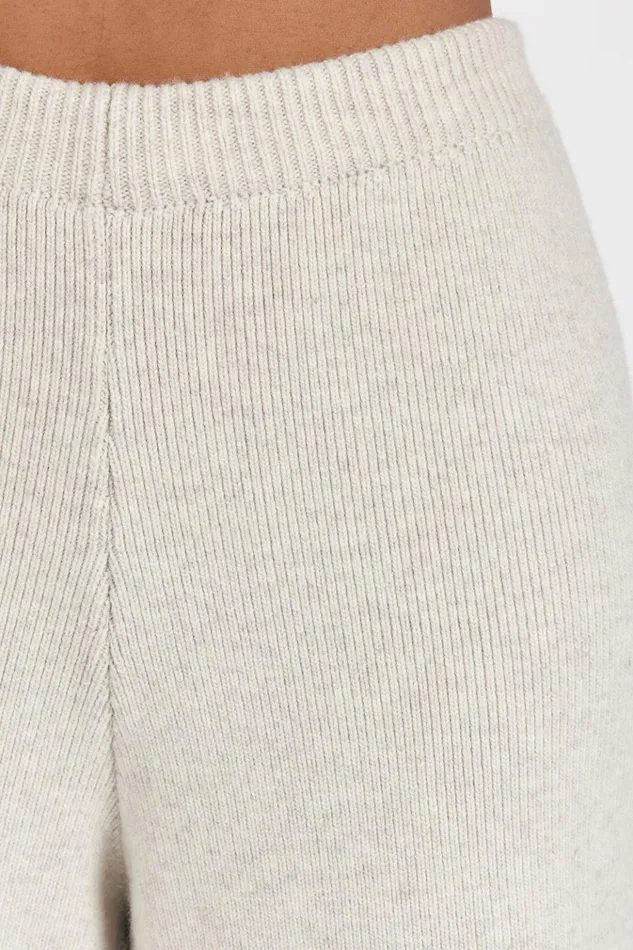 Women Pants DISSH CLEMENCE OAT MARLE KNIT PANT