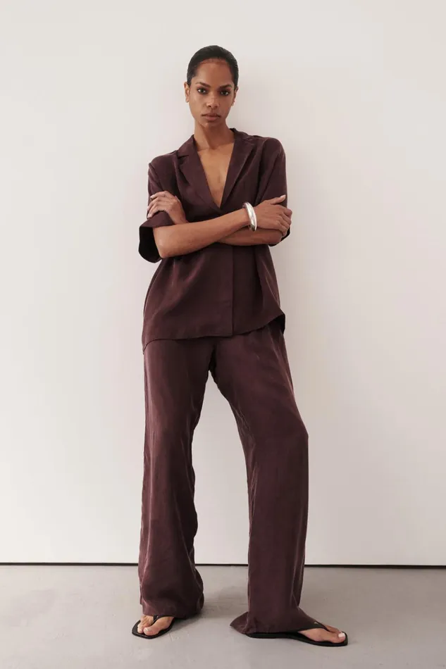 Women Pants DISSH LIAM CURRANT CUPRO PANT