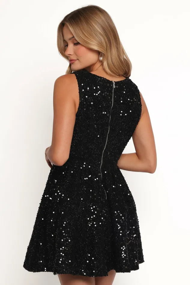 Women Petal and Pup Emma Mini Dress Black Fall Dresses