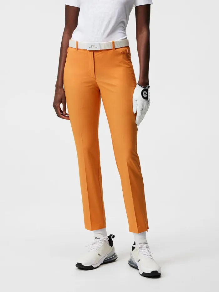 Women Pia Pant Russet Orange JLindeberg Trousers
