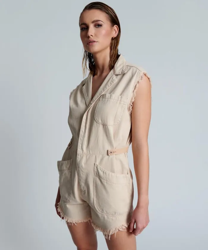 Women PINK TINT PALLISADES OVERALL One Teaspoon Denim Jumpsuits