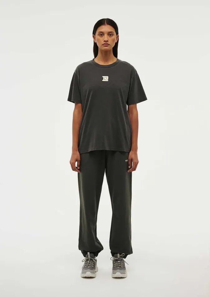 Women QUALIFY TRACKPANT IN GUNMETAL Pants PE Nation