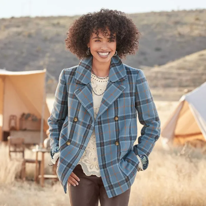 Women Rift Valley Coat Sky Sundance Catalog Jackets and Coats