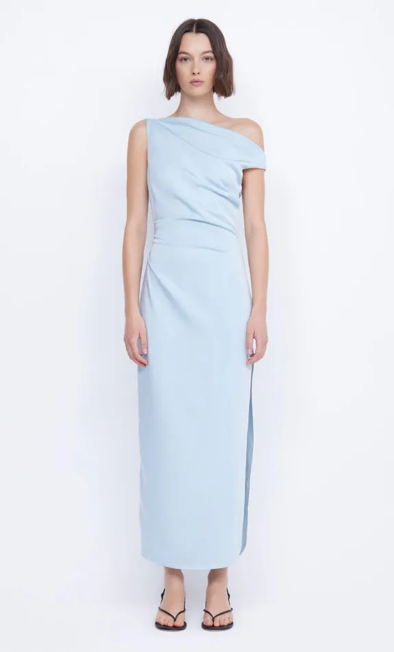 Women ROCHELLE ASYM MIDI DRESS 8211 DOLPHIN BLUE Bec Bridge Prom Dresses